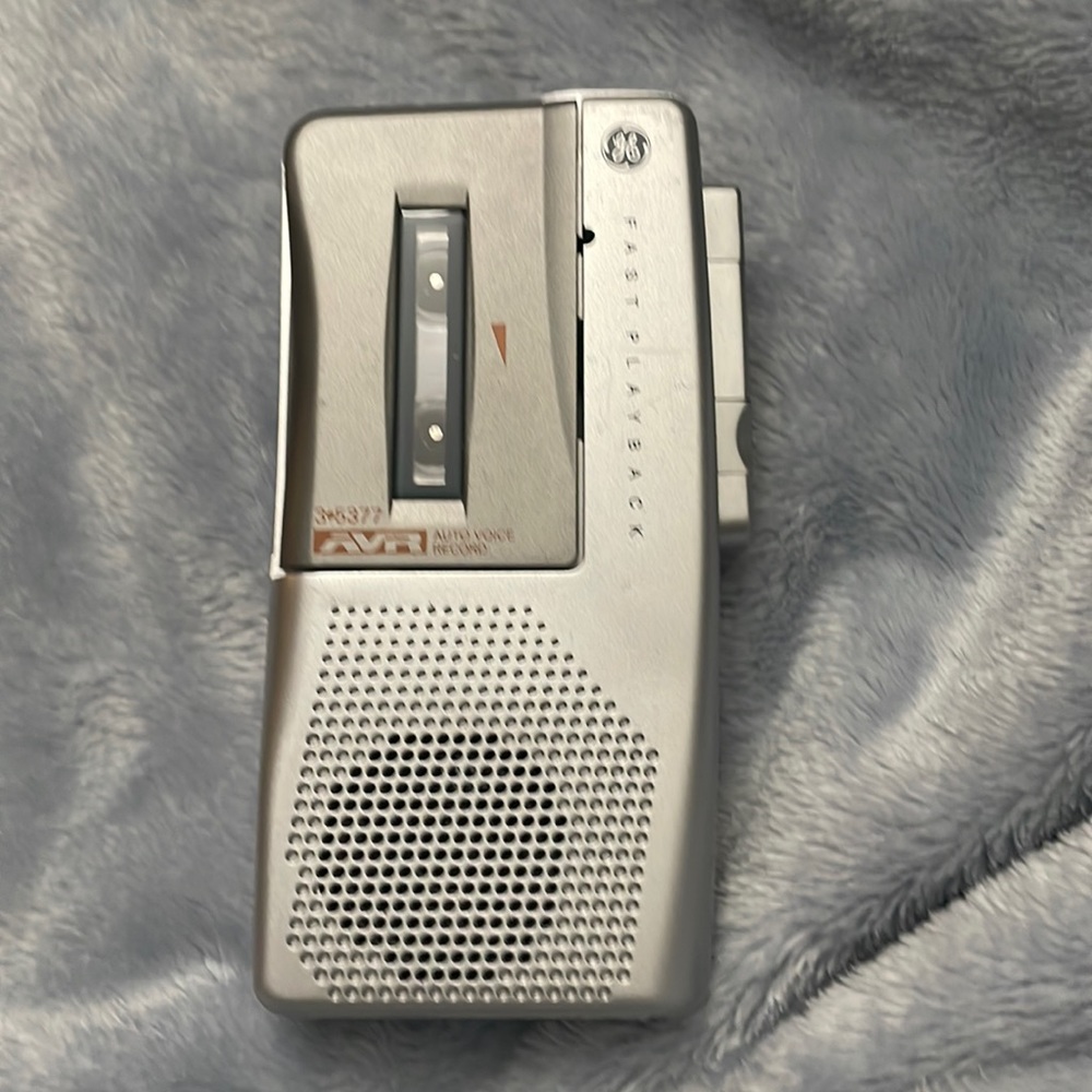 GE General Electric Microcassette Auto Voice Recorder